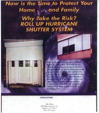 Hurricane Storm Shutter, Kenner, LA