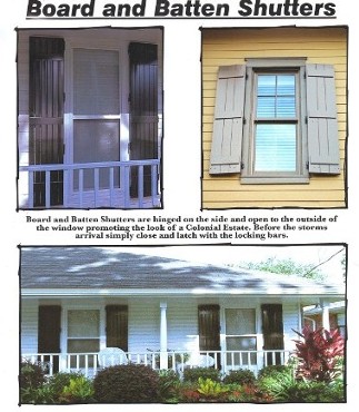 Board and Batten Shutter, Kenner, LA
